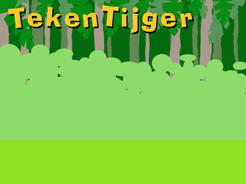 Achtergrond met bomen.
