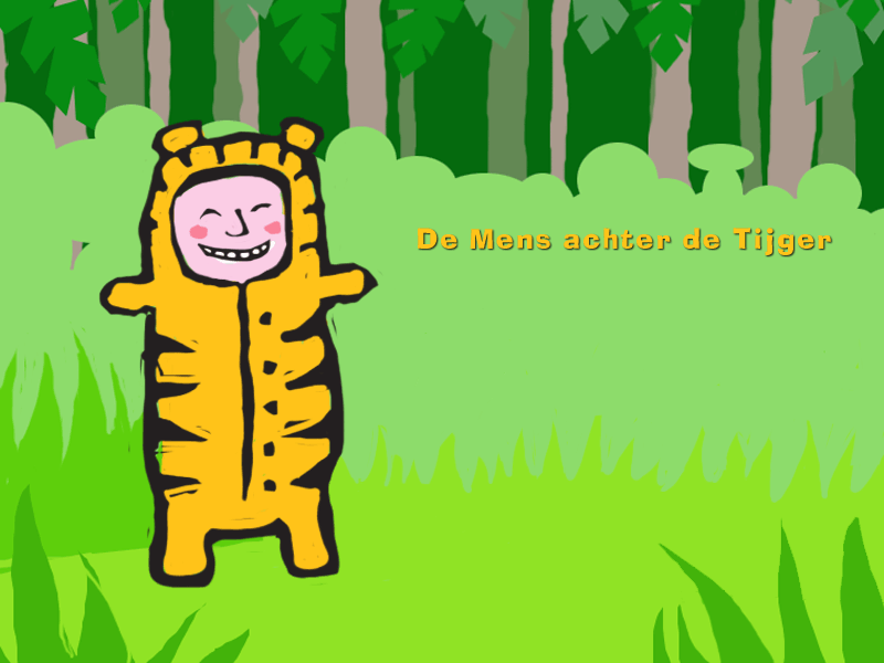 Achtergrond met bomen.